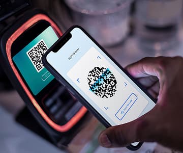 Payment is made by phone at the terminal